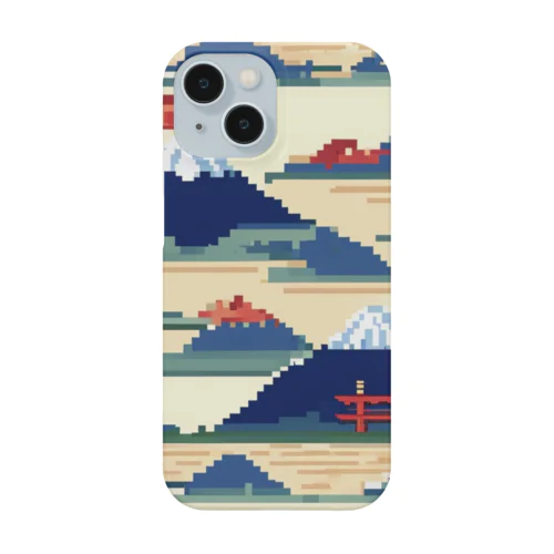 富士山ピクセルアート Smartphone Case