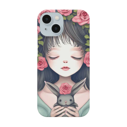 少女とウサギの薔薇物語 Smartphone Case