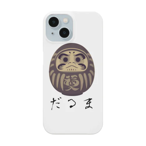 少し怖いダルマTシャツ スマホケース