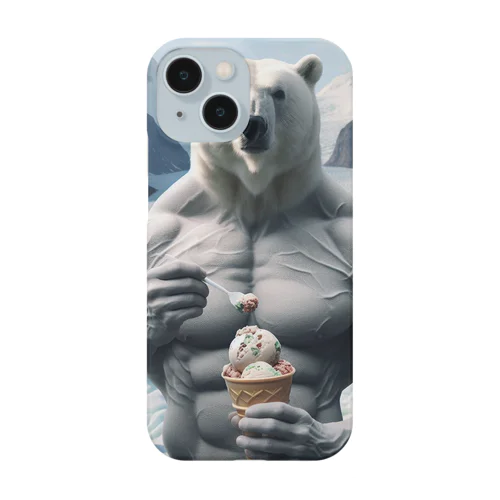 白クマッチョ Smartphone Case