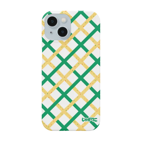 じゃがりこチェック柄 iphoneケース Smartphone Case