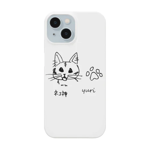 ネコ神　(チャーちゃん)　ユリ作品２ Smartphone Case