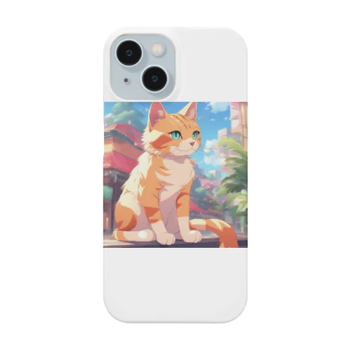 窓辺に佇む、かわいらしい猫ちゃんの姿🐱✨ Smartphone Case