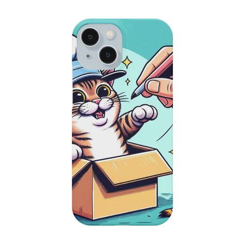 Create_an_illustration_of_a_cat_doing_something_hu_latest_funny_cat Smartphone Case