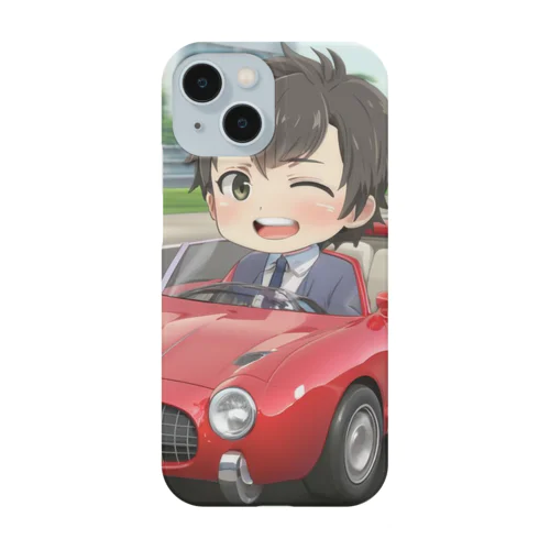 オープンカーでウィンク＠サラリーマン Smartphone Case