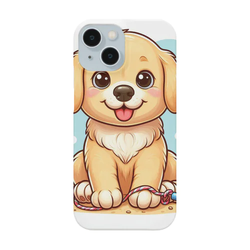 子犬の冒険☆ウキウキ子犬のゴールデンレトリーバー Smartphone Case