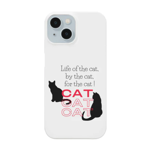 猫大好きリンカーン演説 Smartphone Case