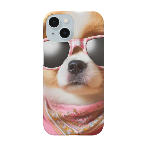 サングラスをかけた、かわいい犬 Marsa 106 Smartphone Case