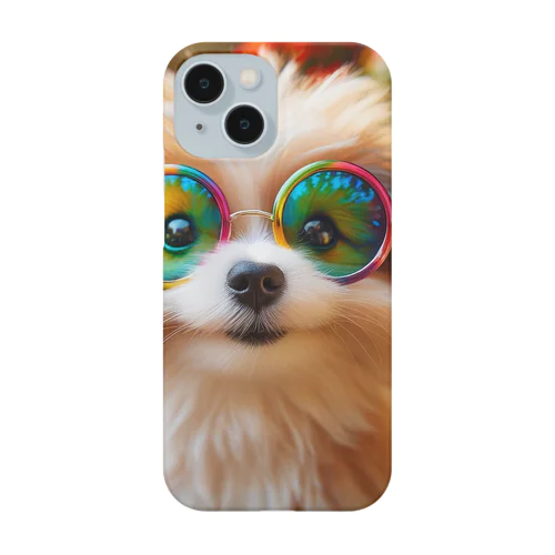 サングラスをかけた、かわいい犬 Marsa 106 Smartphone Case