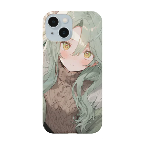 緑髪 少女 Smartphone Case
