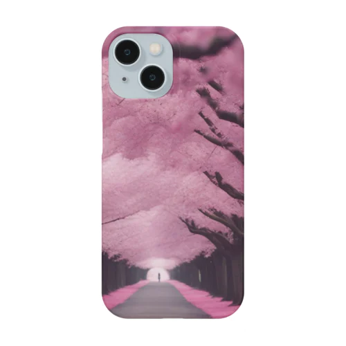 満開の桜道 Smartphone Case