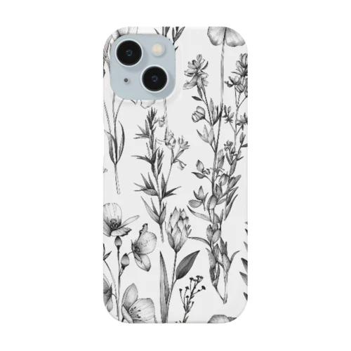 モノクロームの植物図鑑 Smartphone Case