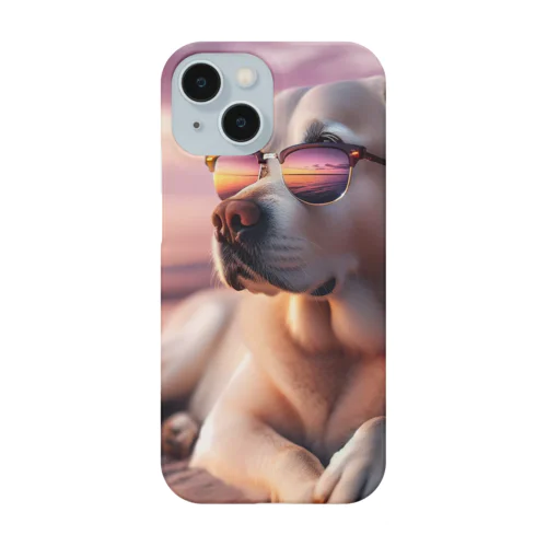 サングラスをかけた、かわいい犬 Marsa 106 Smartphone Case