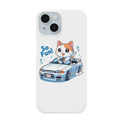 ネコと走るGT-R Smartphone Case