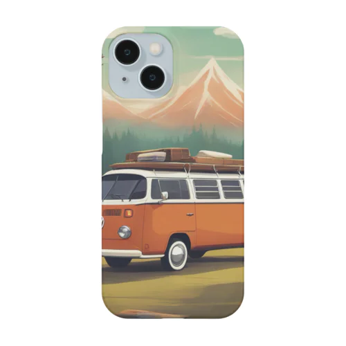 フォルクスワーゲン・バスとキャンピングカーの快適なレジャー車 Smartphone Case