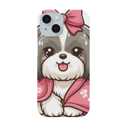 毛布にくるまるシーズー Smartphone Case