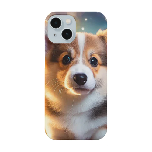 切ない瞳の子犬のコーギー Smartphone Case