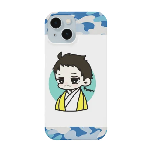 迷彩柄シリーズ(シアン) Smartphone Case