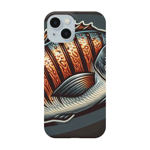 野生的な焼き魚 Smartphone Case