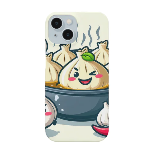 威嚇するにんにく Smartphone Case