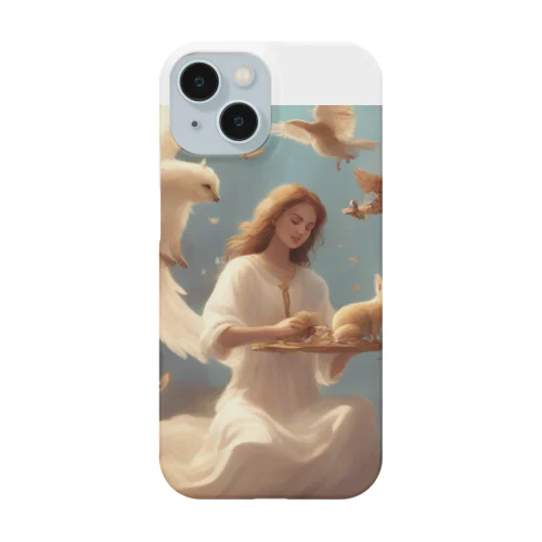 ペットと遊ぶ天使 Smartphone Case