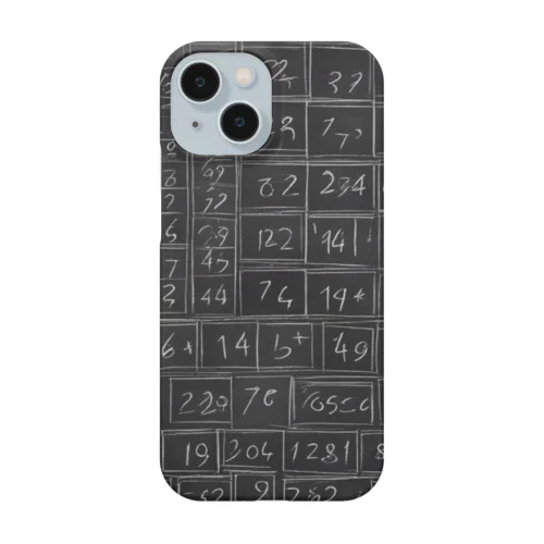 黒板の数字 Smartphone Case