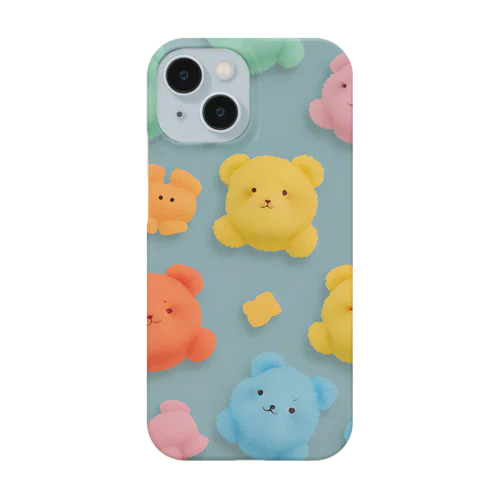 カラフルなクマ共🐻 Smartphone Case