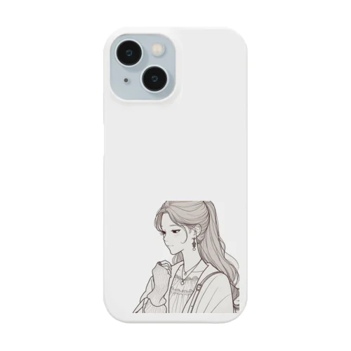 笑ってるのに目が死んでる子 Smartphone Case