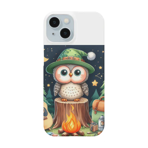 フクロウのキャンプ Smartphone Case