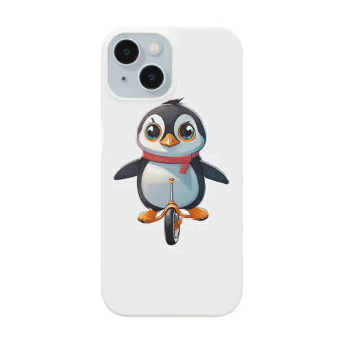 ペンギンが一輪車に乗る！ Smartphone Case