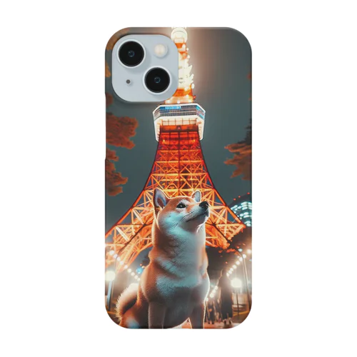 柴犬の東京散歩 Smartphone Case