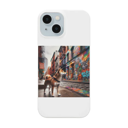 柴犬のNew York散歩 Smartphone Case