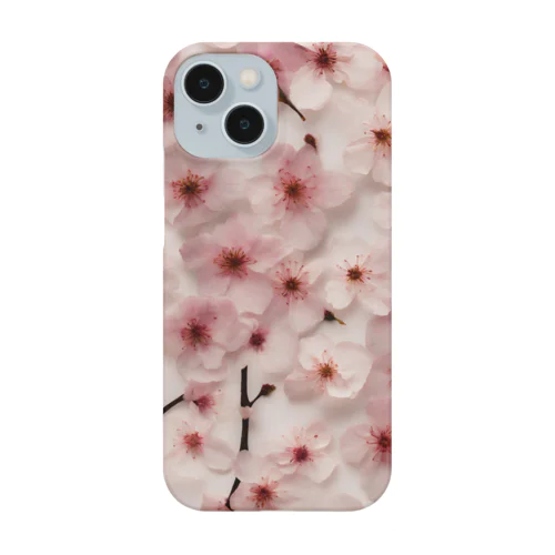 押花（桜） スマホケース