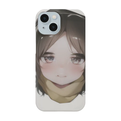 AIが描いたチビメグちゃんのイラスト Smartphone Case