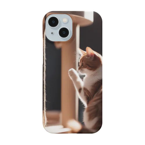 参拝する猫 Smartphone Case