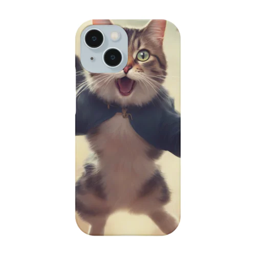 躍動感のある猫 Smartphone Case