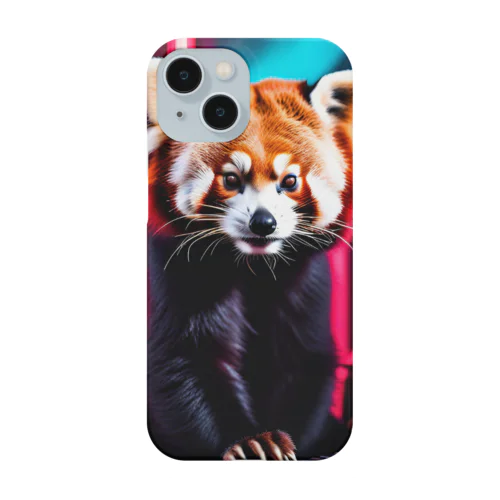 ネオンカラーのレッサーパンダ Smartphone Case