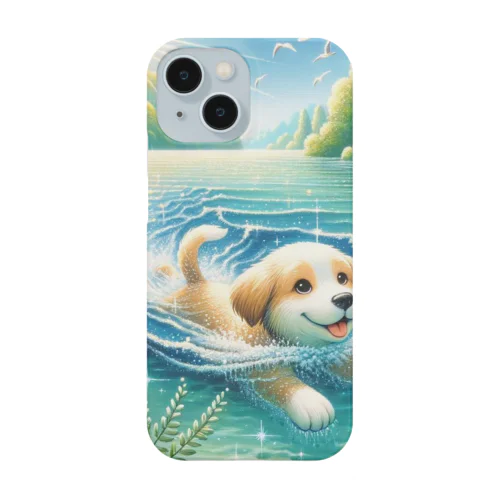 泳ぐわんこ Smartphone Case