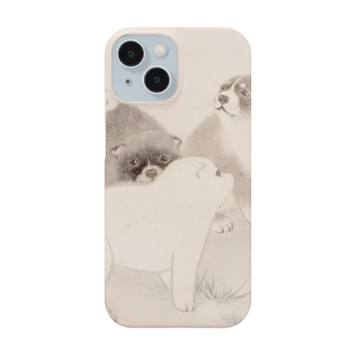 犬『狗子之図』円山応挙 / Puppies   Maruyama Okyo iPhone Smartphone Case