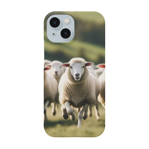 羊の援軍 iPhone Smartphone Case