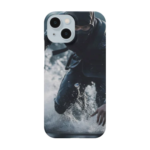 水の上を走る忍者 Smartphone Case