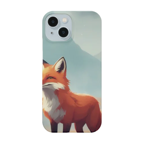 冒険と勇気の象徴となる探検者の狐 Smartphone Case