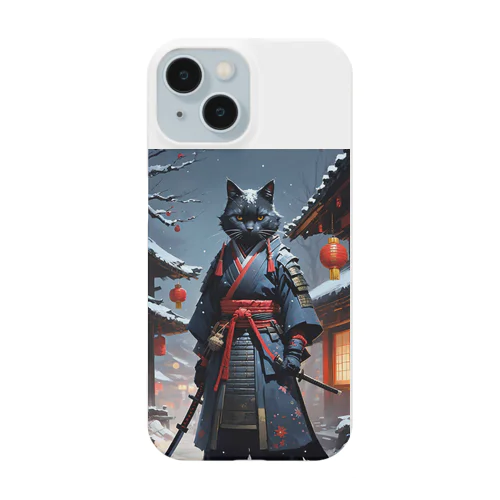 猫サムライパート3(黒猫の魂) Smartphone Case