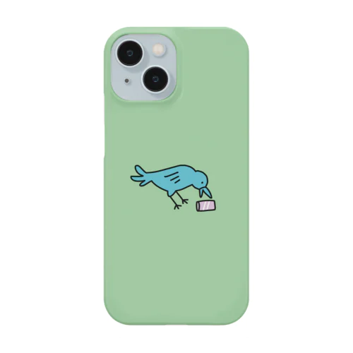 カラスはごみを拾いたい Smartphone Case