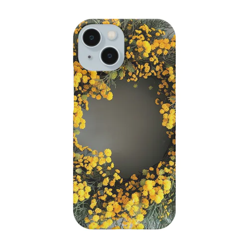 ミモザの花をりース　なでしこ1478 Smartphone Case