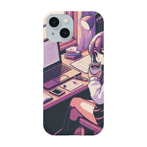 ピクセルパープルガール2 Smartphone Case