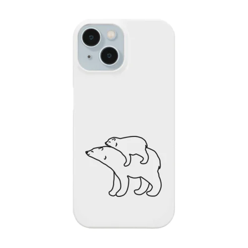 シロクマさん親子のお散歩 Smartphone Case
