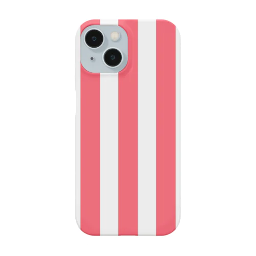 赤の縞々 Smartphone Case