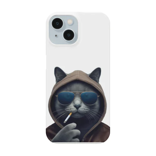 Smoking Cat Smartphone Case