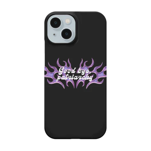 Good bye, patriarchy - y2k purple スマホケース